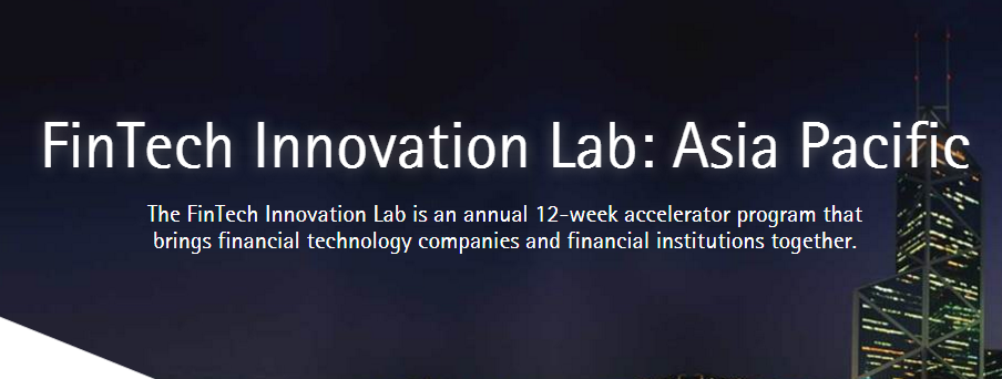 FinTech Innovation Lab Asia Pacific (Source: Accenture)