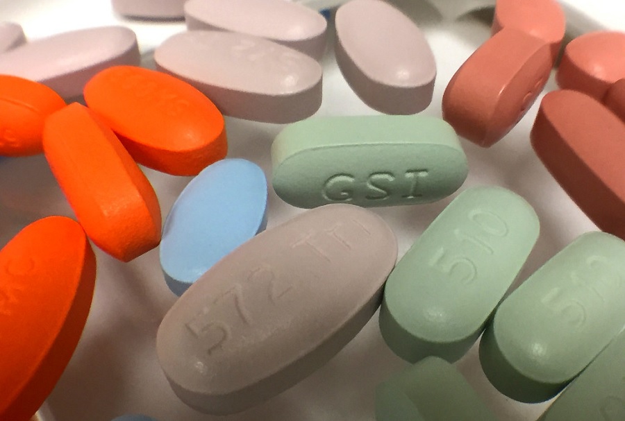 Several varieties of antiretroviral drugs is seen in the photo. | Photo by NIAID via Flickr.com