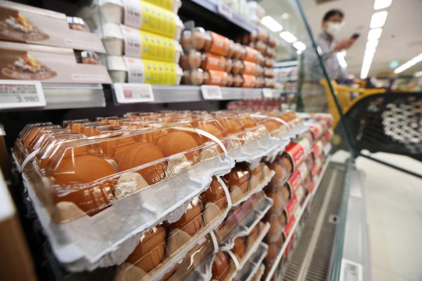 South Korea has imported some 64 million eggs since late January to ease a supply shortage.