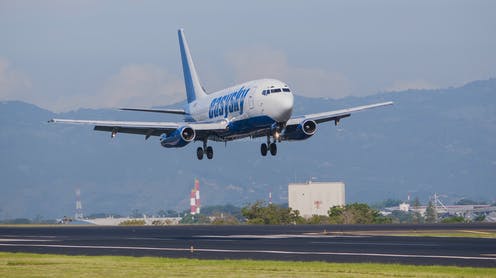 U.S. airlines carry more than 800 million passengers per year. Bernal Saborio/Flickr, CC BY-SA