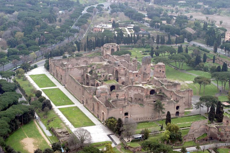 Located at the heart of Rome, the Baths of Caracalla are over 1,800 years old and are named after an emperor who ruled between 198 CE and 217 CE.