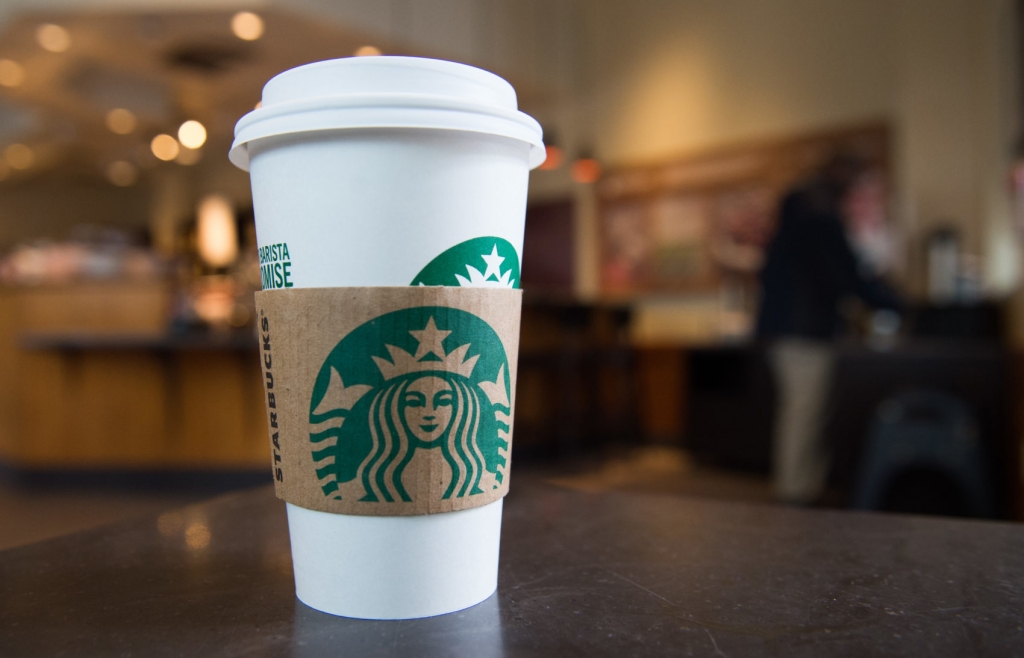Hobbled by coffee cup shortages, Starbucks may serve beverages in