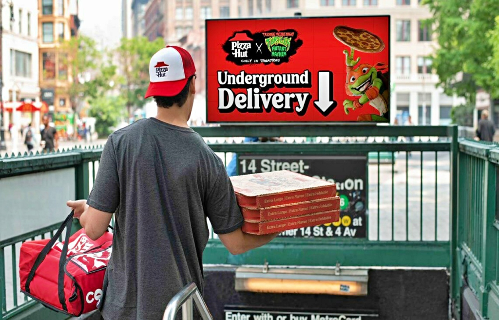 Pizza Hut Introduces 'Underground Deliveries' in 'Teenage Mutant Ninja Turtles: Mutant Mayhem' Movie Tie-In - Vimarsana News
