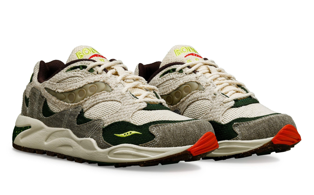 Bodega and Saucony Collaboration: The Grid Shadow 2 'Jaunt Woven' Release - Vimarsana News