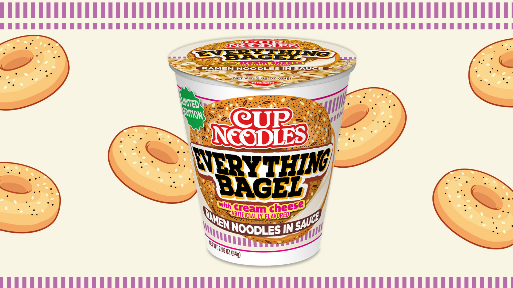 Cup Noodles Unveils Everything Bagel with Cream Cheese Flavor - Vimarsana News